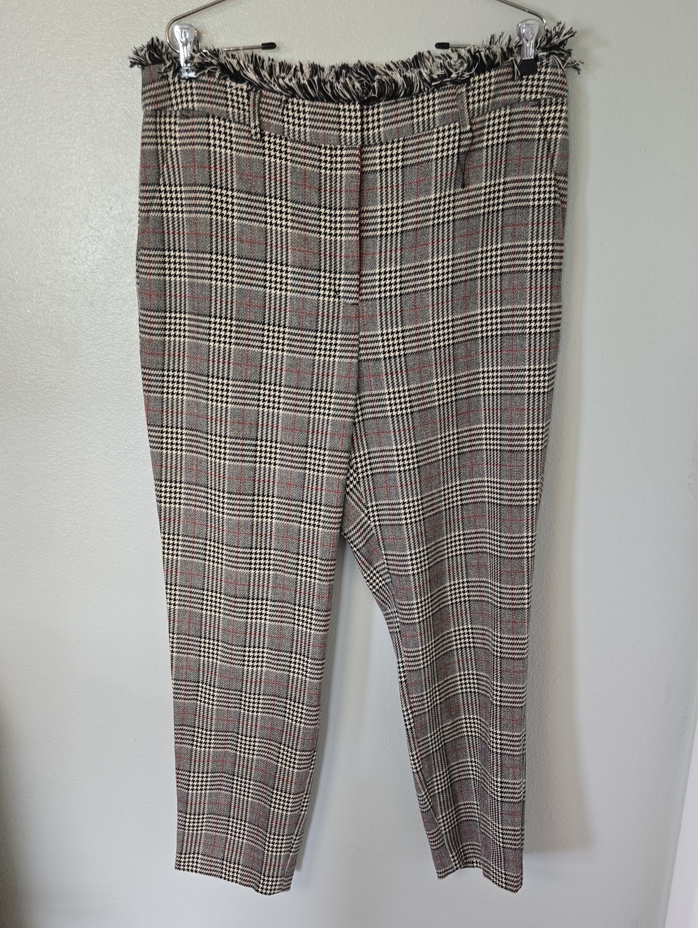 Express | NWOT Plaid High-Waisted Ankle Trousers Size 14R